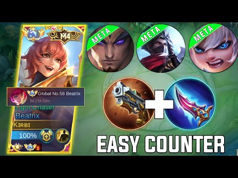 BEATRIX HIGH PENETRATION BUILD vs META HEROES BEATRIX BEST BUILD 2023