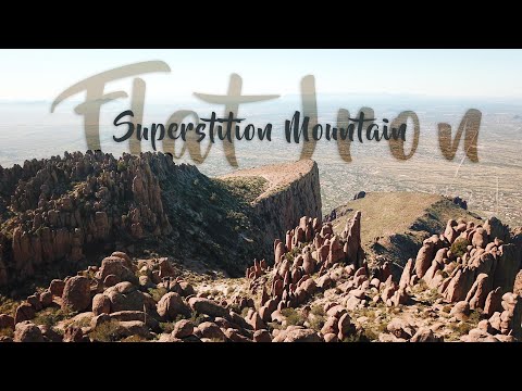 Superstition Mountain - Flatiron EPIC drone shots