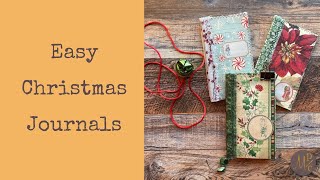 Easy mini-Christmas Journals (great gift idea!)
