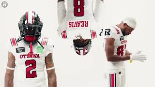 Ottawa REDBLACKS debut of new white (away) jersey