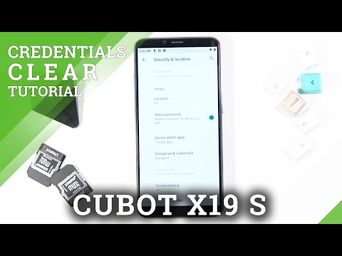 How to Delete All Licenses in CUBOT X19 S – Clear Credential Storage