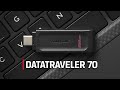 Флеш память Kingston DataTraveler 70 DT70/64GB Black 64 GB USB Type-C 3