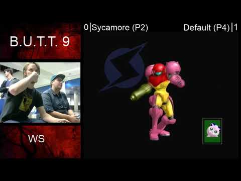 BUTT 9: WS, Sycamore (Samus) vs Default (Puff)