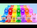 Color Slide Song 5 Little Monkeys Jumping On The Bed Nursery Rhymes Playground Baby Kids Songs