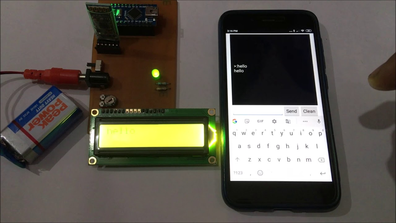 Wireless Notice Board using Bluetooth & Arduino
