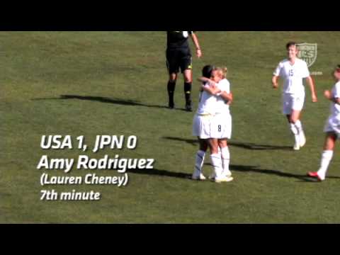 March 2, 2011: WNT vs. JPN - Amy Rodriguez Goal