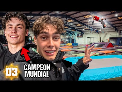 Campeon del mundo me reta en parque de trampolines | Un Domingo Cualquiera - 03