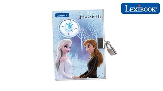 Lexibook Elektronický svietiaci tajný denník Frozen