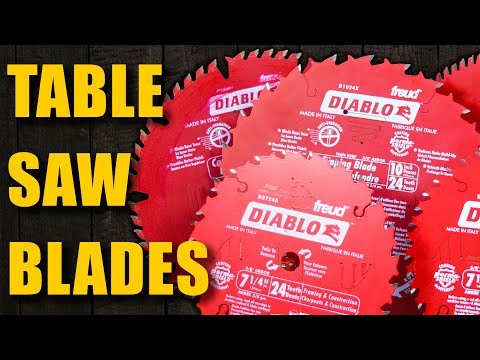 Choosing the Best Table Saw Blades: Woodworking for Beginners #30 Video