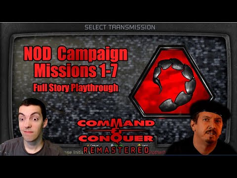 Command And Conquer Remastered - NOD Missions 1-7 - Full Story Playthrough