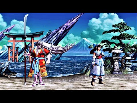 Kyoshiro Senryo vs Nakoruru ( Hardest Al ) Samurai Shodown