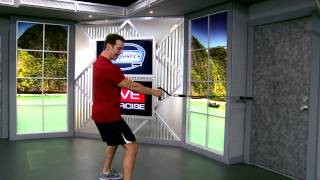 Standing One Arm Row with Resistance Band exercise video thumbnail