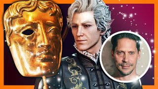 Ben Starr Feeds Neil Newbon A Banana - BAFTA Game Awards 2025