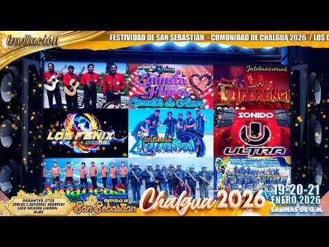 INVITACION / COMUNIDAD DE CHALGUA 2026 / FESTIVIDAD DE SAN SEBASTIÁN