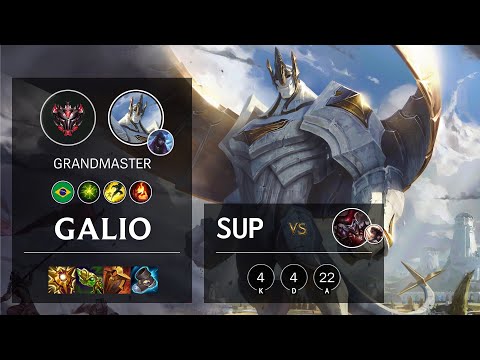 Galio Support vs Shaco - BR Grandmaster Patch 11.2