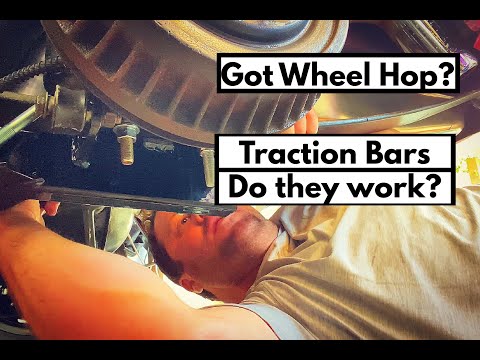 TRACTION BARS & WHEEL HOP // Before & After // 1967 Camaro