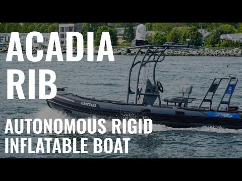 Marine Acadia™ RIB | Autonomous Rigid Inflatable Boat | Promo Video