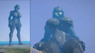 sfm giantess Halo tech suits