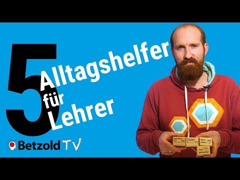 Lehrergadets: 5 Alltagshelfer für Lehrer | Betzold TV