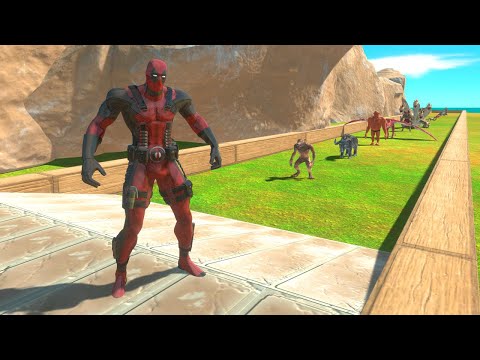 Deathpool vs All Units - Animal Revolt Battle Simulator