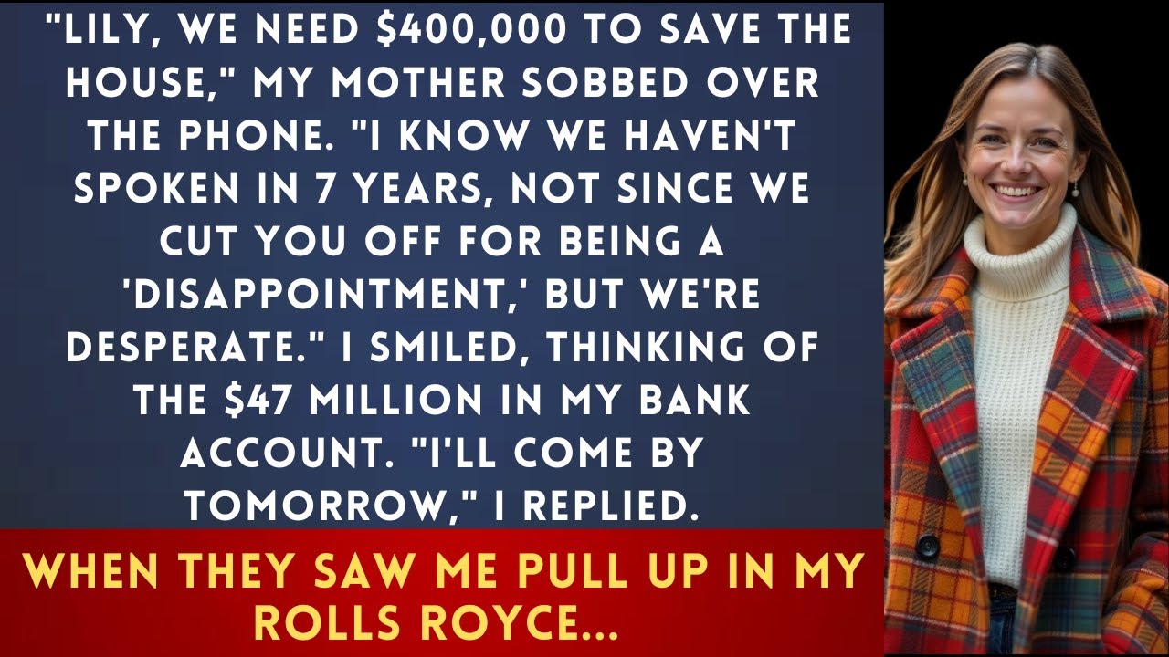 My Parents Cut Me Off—Then Begged for Money, Not Knowing I Was a Millionaire!