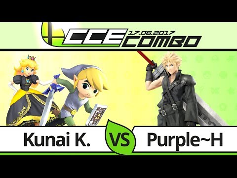 CCE COMBO - wolves.Kunai Kazekun (Peach, Toon-Link) vs Purple~H (Cloud) - Smash 4