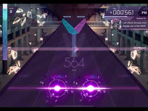 [Arcaea] ikaruga_nex vs FALCHiON - Let's Rock (Arcaea Mix) FTR 9+ PM Max-6 (Hit FX On)