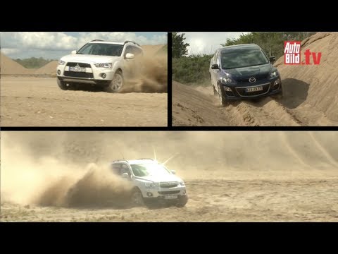 Opel Antara, Mazda CX-7, Mitsubishi Outlander - Affordable compact SUVs