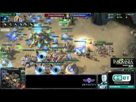 [T] HeroMarine vs [P] BabyKnight - ESET UK Masters Season 1 Grand Finals Game 3 of 5