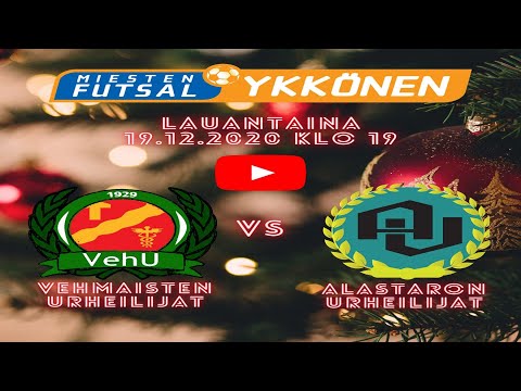 LIVESTRIIMI: VehU - AU Futsal-Ykkönen la 19.12. klo 19.00