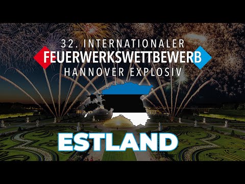 32. Internationaler Feuerwerkswettbewerb 2024 - Team Estland "Pyrocom" • RADIO 21