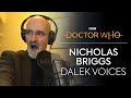 How to Voice a Dalek | Revolution of the Daleks | Doctor Who