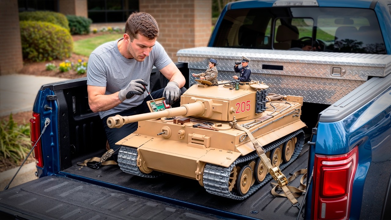 MAN BUILDS an Insane $7,000 Scale METAL RC TIGER TANK | Start to Finish by @tonys_workshop