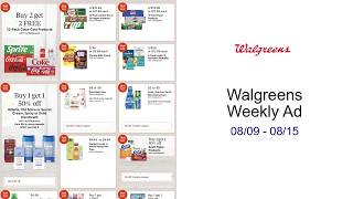 Walgreens Weekly Ad 08/09 - 08/15