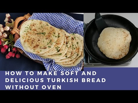 How to make Turkish Bread at home | Pita Bread | Mother Nature's Recipes