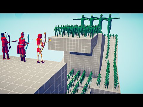 100x ZOMBIE ARMY + GIANT vs 3x EVERY GOD - Totally Accurate Battle Simulator TABS
