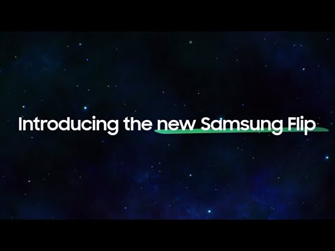 Samsung Flip Pro WM85B Flipchart 215,9 cm 85 Zoll + Peerless-AV SR598W Rollwagen höhenverstellbar video preview