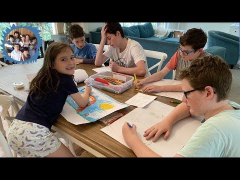 SCHOOL LOCKDOWN AUSTRALIA - HOMESCHOOLING 6 WILD KIDS - DAY 1