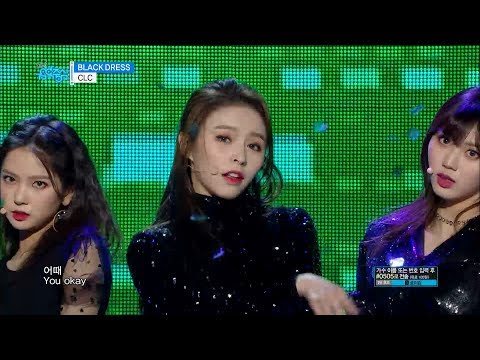 【TVPP】CLC – BLACK DRESS, 씨엘씨 - 블랙드레스 @Show Music Core 2018
