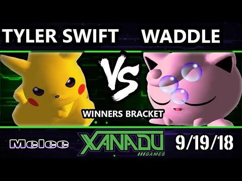 S@X 268 SSBM  -  Tyler Swift (Pikachu) Vs.  Waddle (Jigglypuff) Smash Melee Winners Quarters
