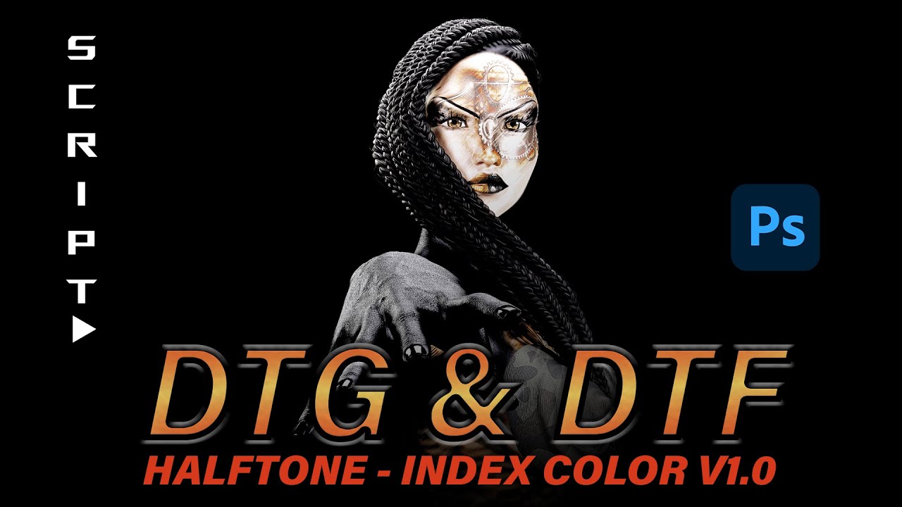 Efeito Indexado na impressão DTG e DTF #halftone #dtg #dtf
