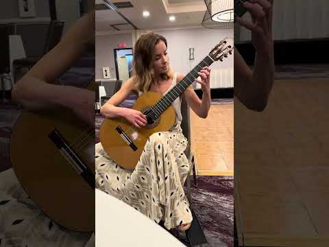 Ana Vidovic plays Jim Redgate’s exquisite "Guitar #500”, a beautiful Cedar double top