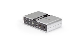 Video thumbnail for 7.1 USB Audio Adapter External Sound Card with SPDIF Digital Audio - ICUSBAUDIO7D | StarTech.com by StarTech.com