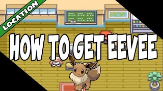 WHERE TO FIND EEVEE ON POKEMON FIRE RED AND LEAF GREEN