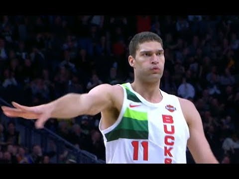 Brook Lopez Highlights vs Pistons RS19G36 - 25 Pts, 7 Threes, 2 Blks (01.01.19)