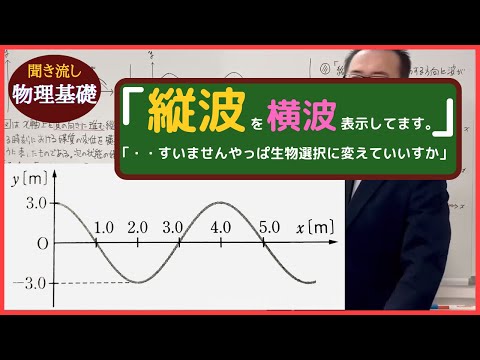 医学科 【物理基礎】「縦波の横波表示」（初級者向け）