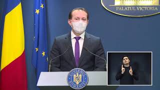 3/03/21: Briefing de presă susținut de premierul Florin Cîțu, la finalul ședinței de Guvern