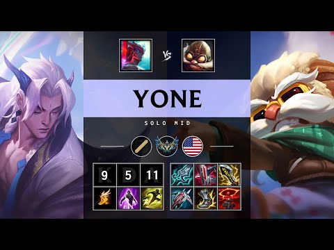Yone Mid vs Corki - NA Challenger Patch 25.09