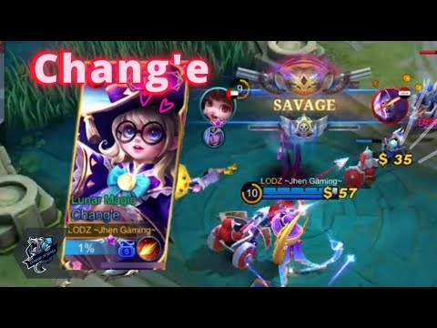 Chang'e Savage MVP | Classic Game play | Lunar Magic Skin | MLBB