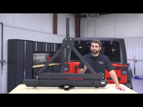 YJ/TJ Wrangler Rear Bumper with Tire Carrier Product Highlights | FB22017